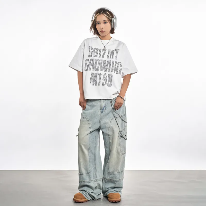 MT99 T Shirts Unisex White-5