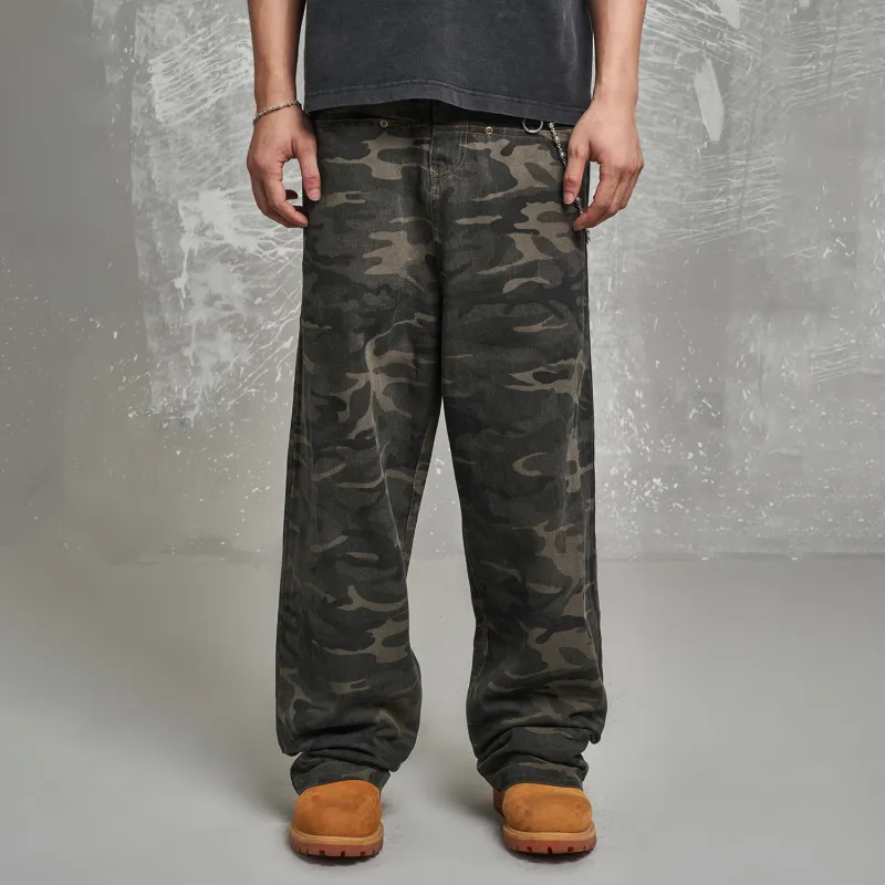 MT99 Casual Pants Unisex Camouflage-3