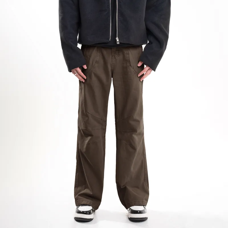Lulifama Jeans Unisex Light Khaki-19