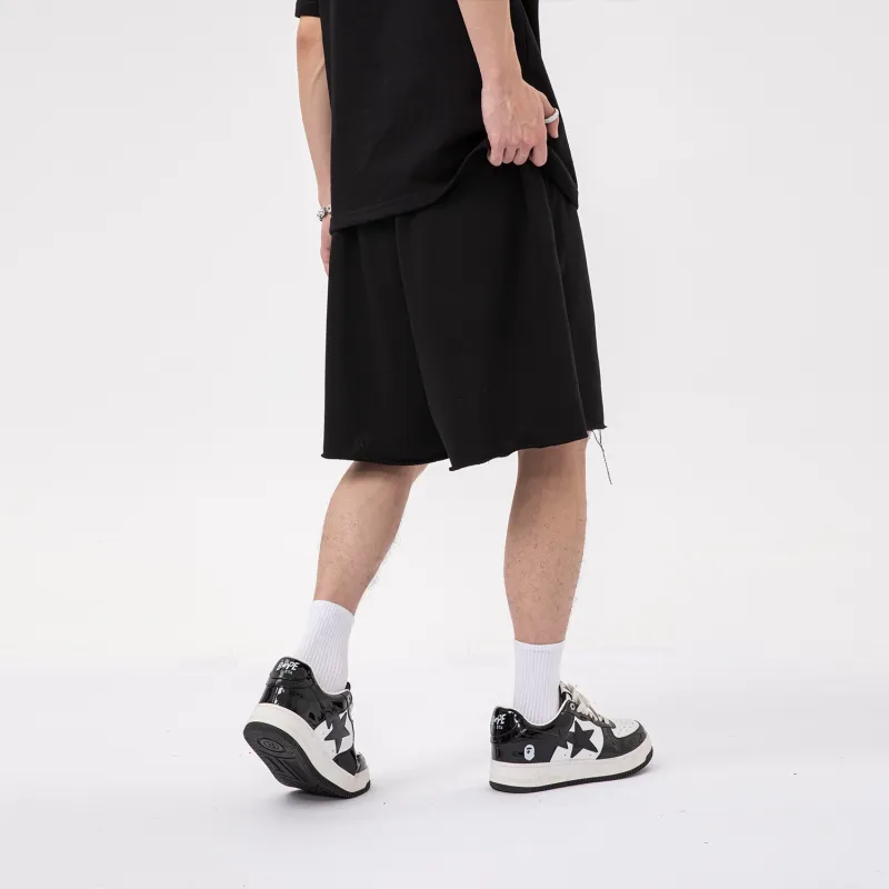 MT99 Casual Shorts Unisex Black-3