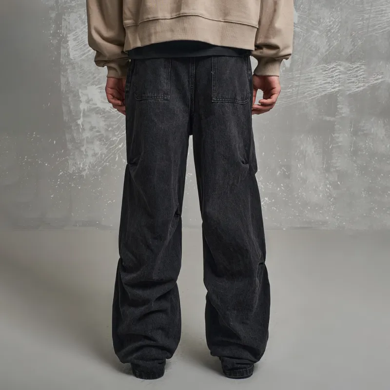 MT99 Jeans Unisex Black-1