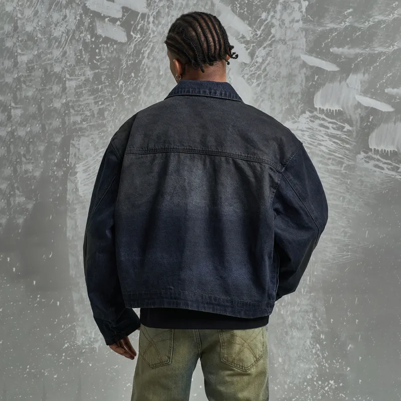 MT99 Jackets & Coats Unisex Dirty Vintage Blue-3