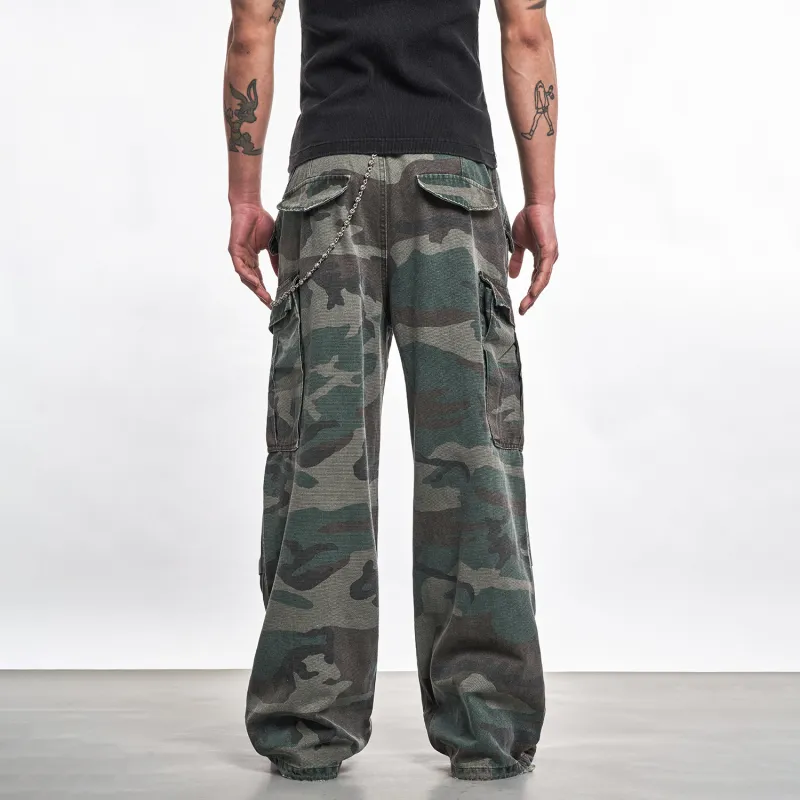 MT99 Cargo Pants Unisex Camouflage-4
