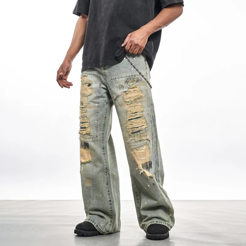 MT99 Jeans Unisex Blue-3