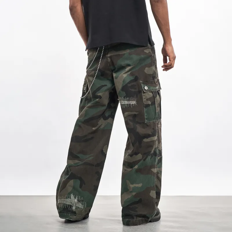MT99 Cargo Pants Unisex Camouflage-3