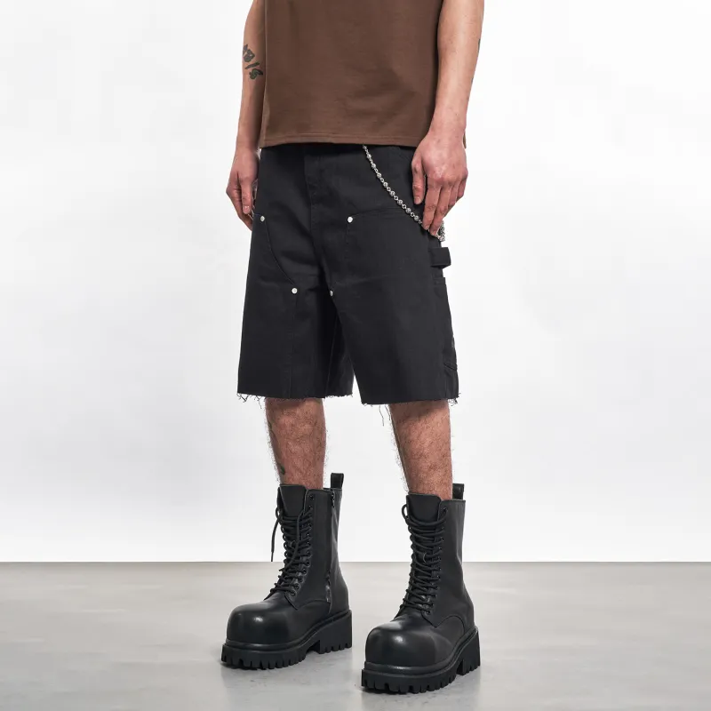 MT99 Casual Shorts Unisex Black-3