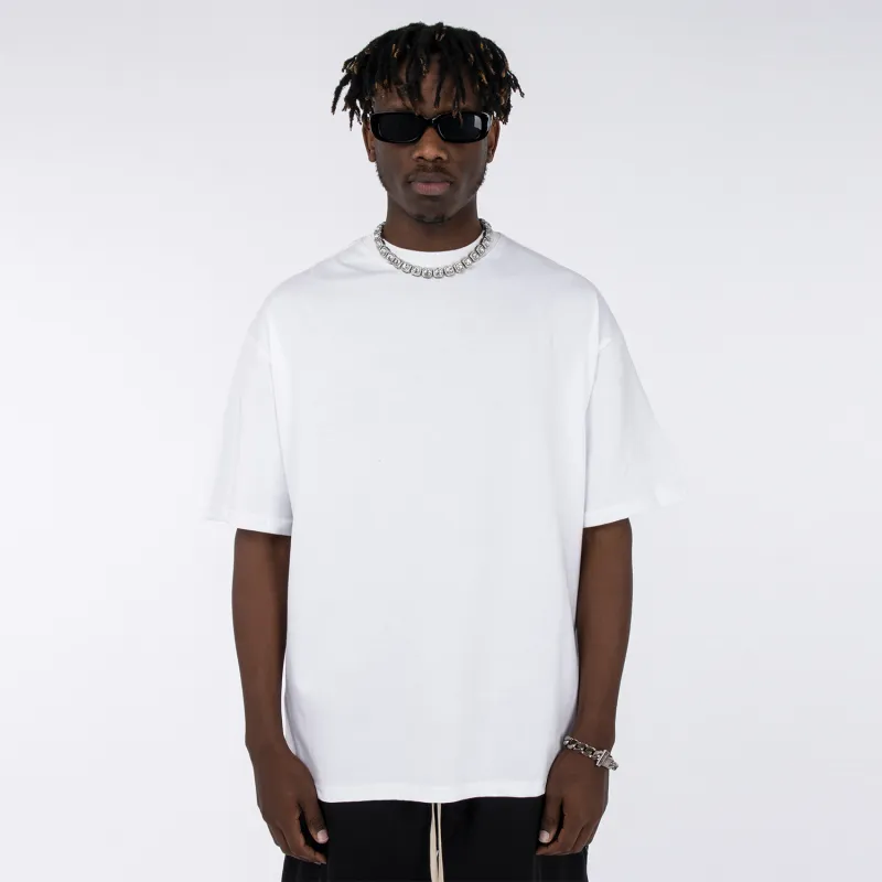 MT99 Short Sleeved T Shirts Casual Loose Fit Minimalist Style Men's Premium Solid Color-16