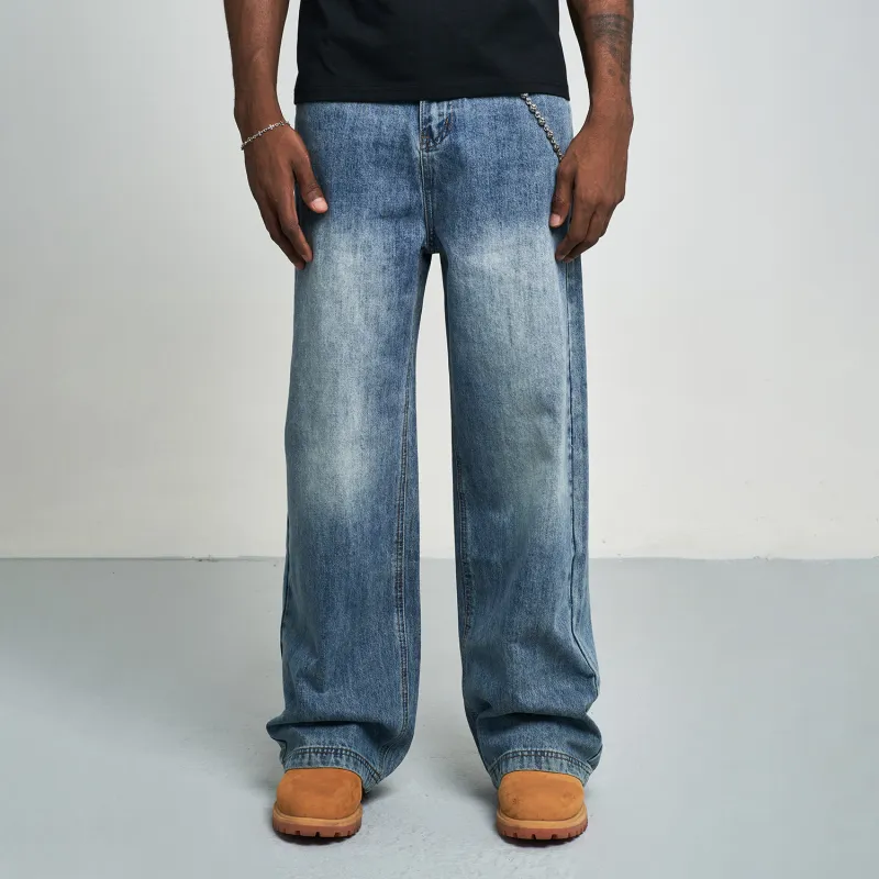 MT99 Jeans Unisex Vintage Blue-6