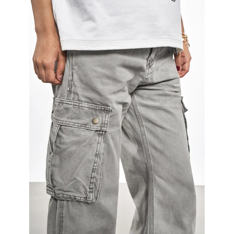 MT99 Cargo Pants Unisex Gray-6