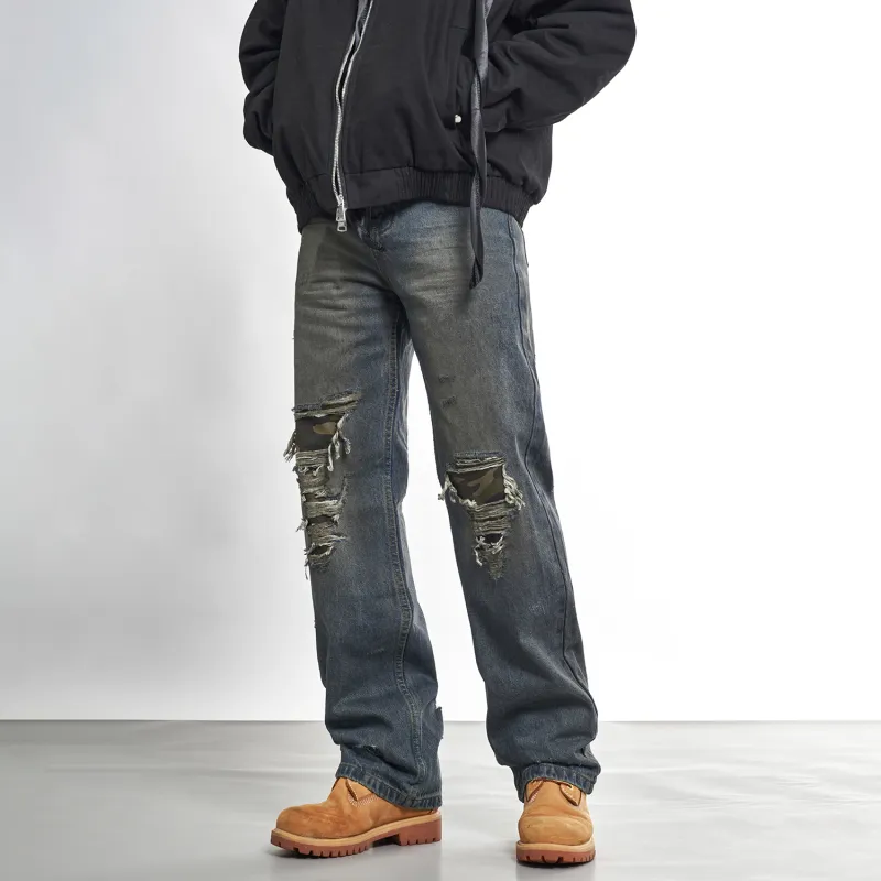 MT99 Jeans Unisex Vintage Blue-5