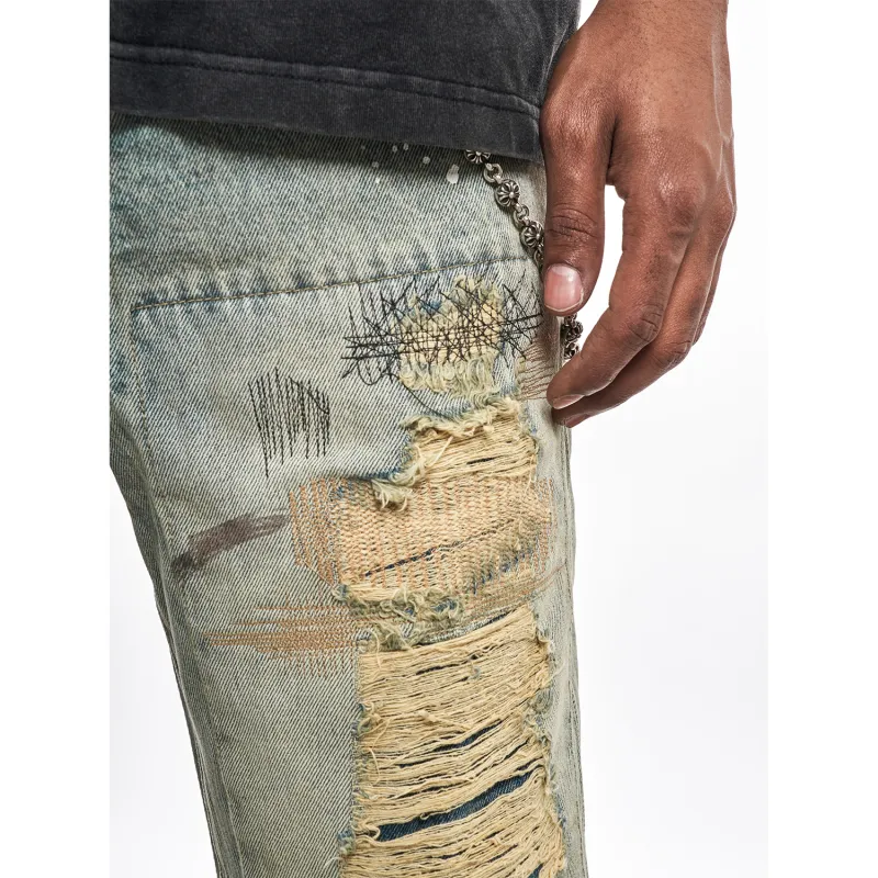 MT99 Jeans Unisex Blue-6