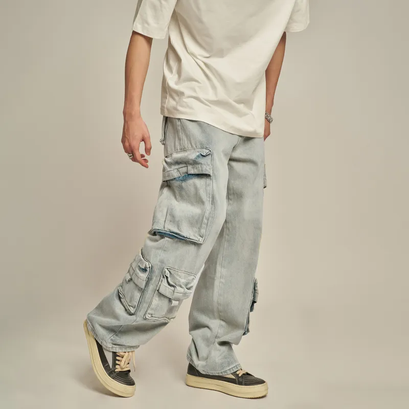 MT99 Jeans Unisex Blue-3