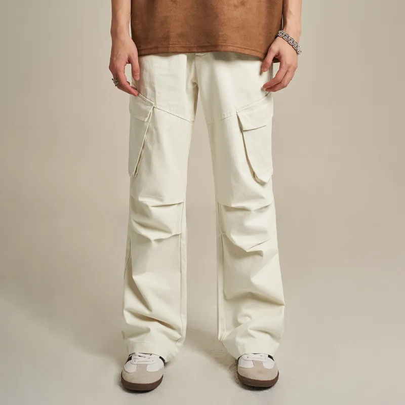 MT99 Casual Pants Unisex Apricot-4