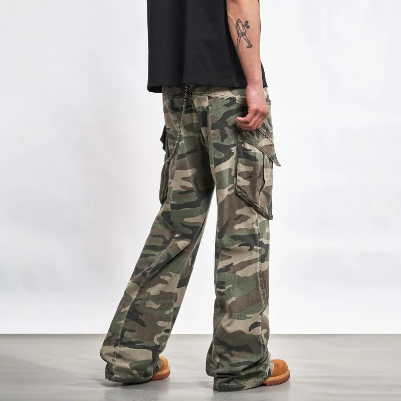 MT99 Casual Pants Unisex Camouflage-3
