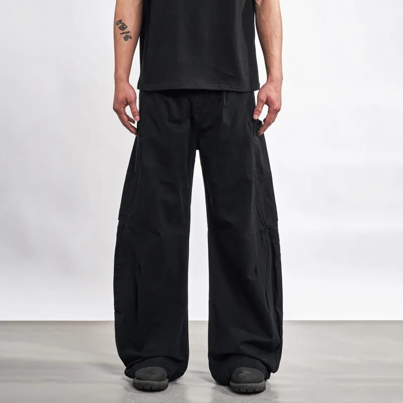 MT99 Casual Pants Unisex Black-2
