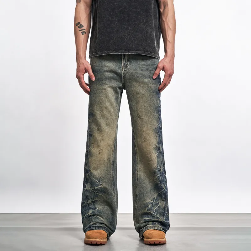 MT99 Jeans Unisex Vintage Blue-4