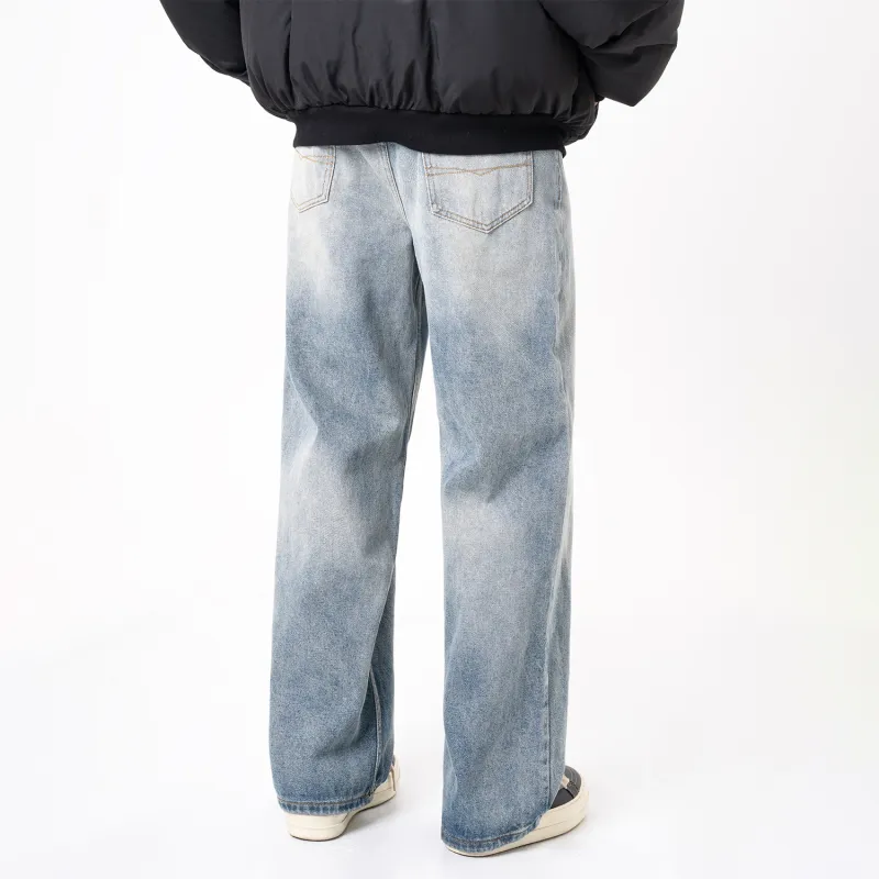MT99 Jeans Unisex Vintage Blue-3