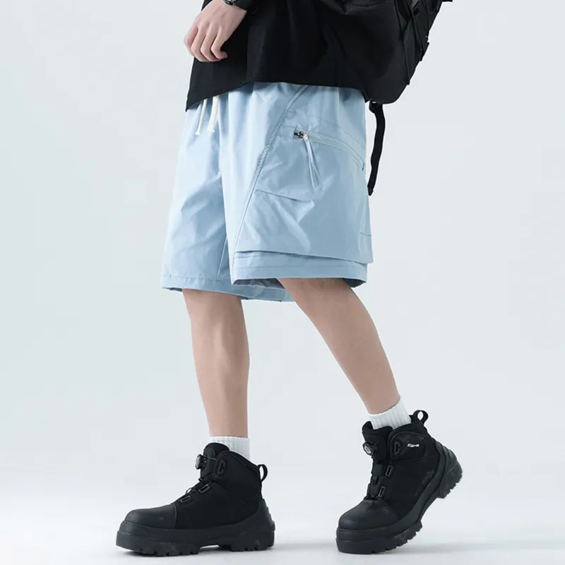 Yiwen Cargo Shorts Unisex-18