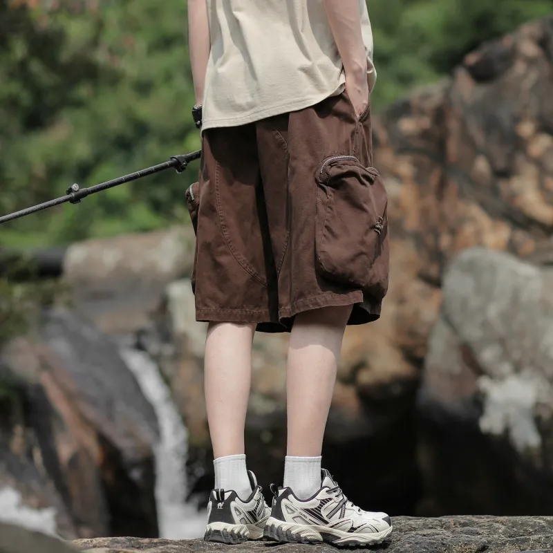 Yiwen Cargo Shorts Unisex-11