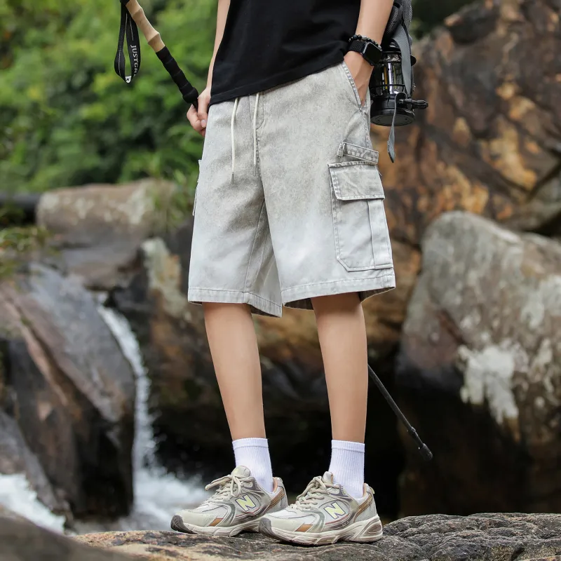 Yiwen Cargo Shorts Unisex-10
