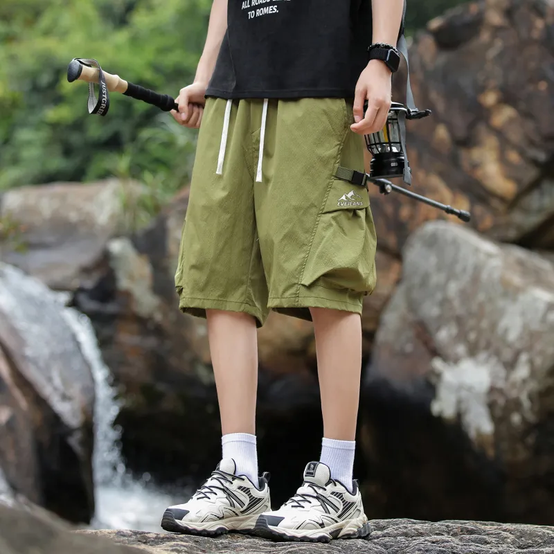 Yiwen Cargo Shorts Unisex-14