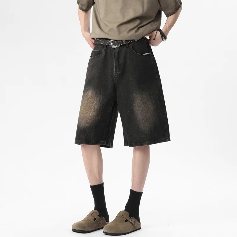 Yiwen Denim Shorts Unisex-9