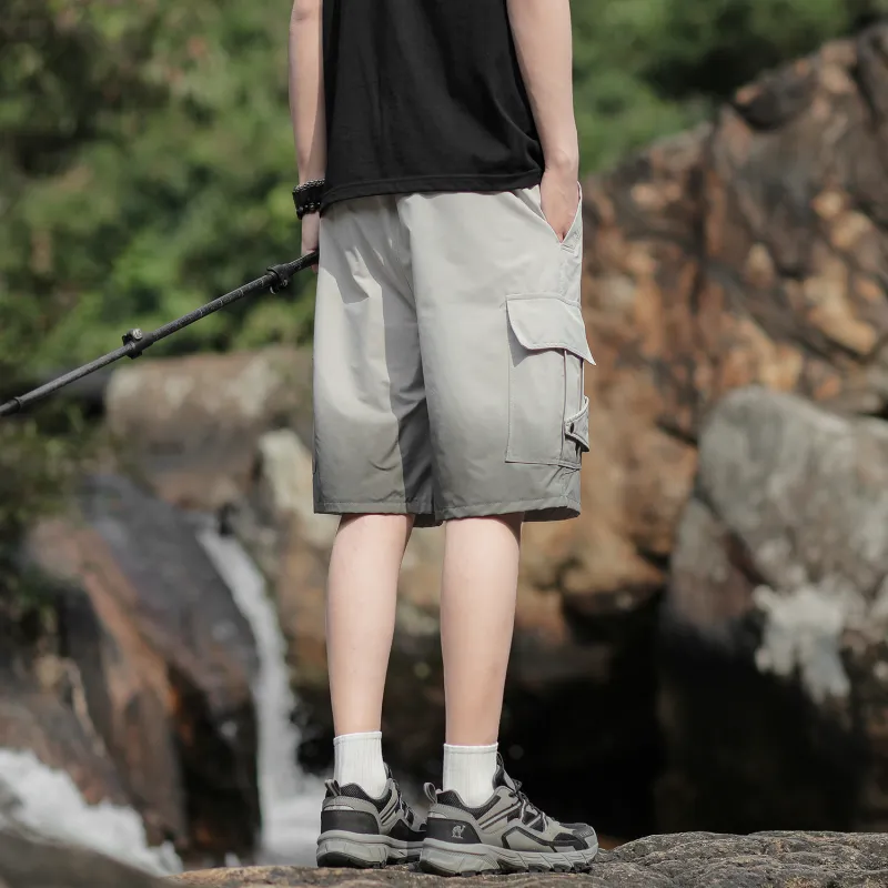 Yiwen Cargo Shorts Unisex-11