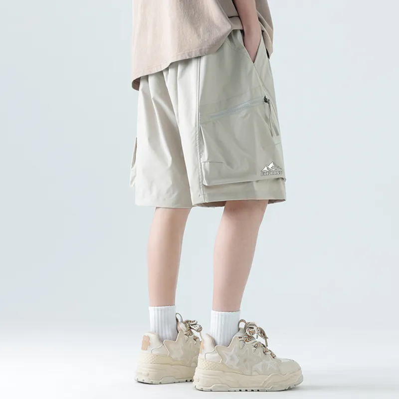 Yiwen Cargo Shorts Unisex-15