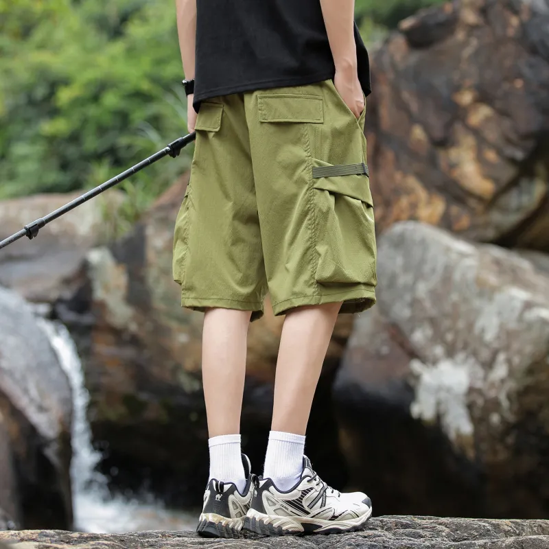 Yiwen Cargo Shorts Unisex-15