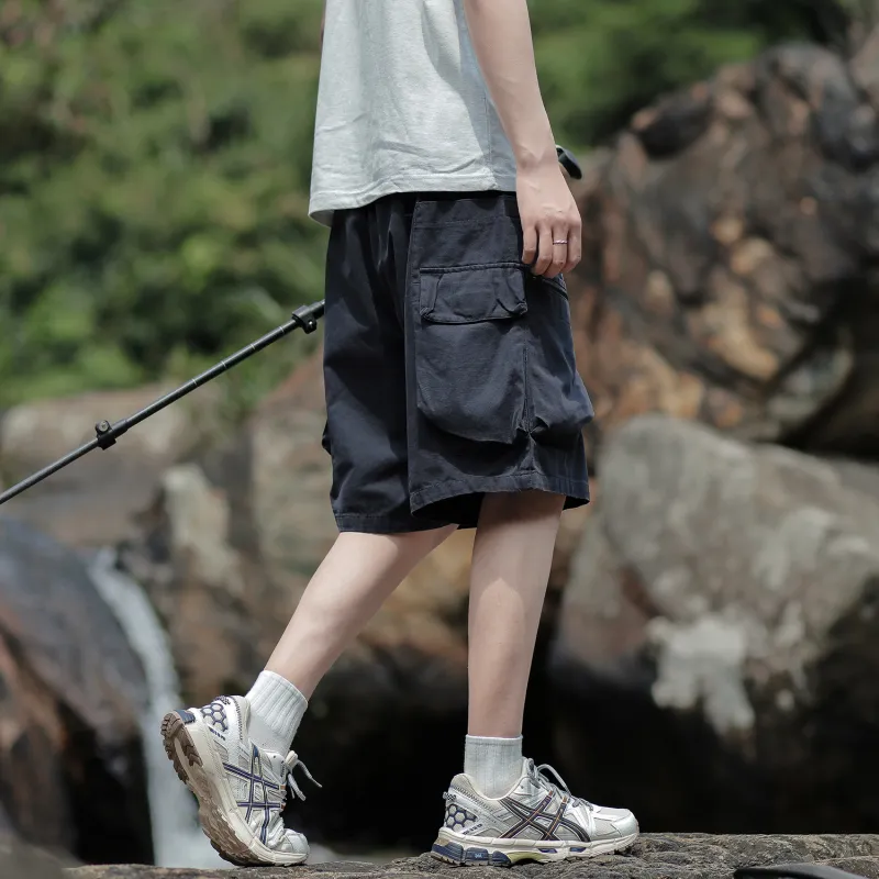 Yiwen Cargo Shorts Unisex-11