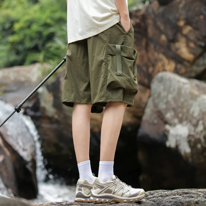 Yiwen Cargo Shorts Unisex-11