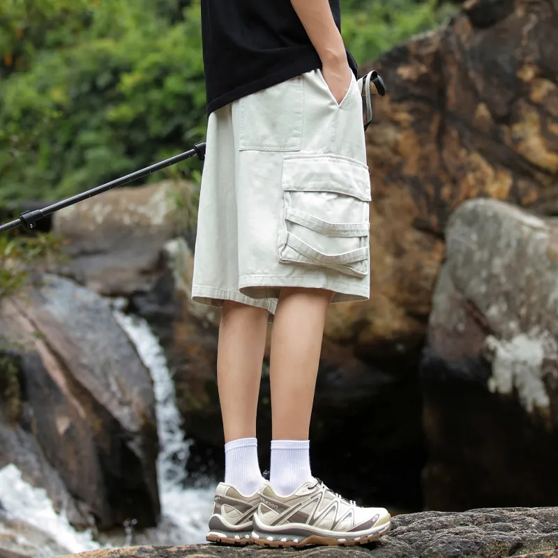 Yiwen Cargo Shorts Unisex-7