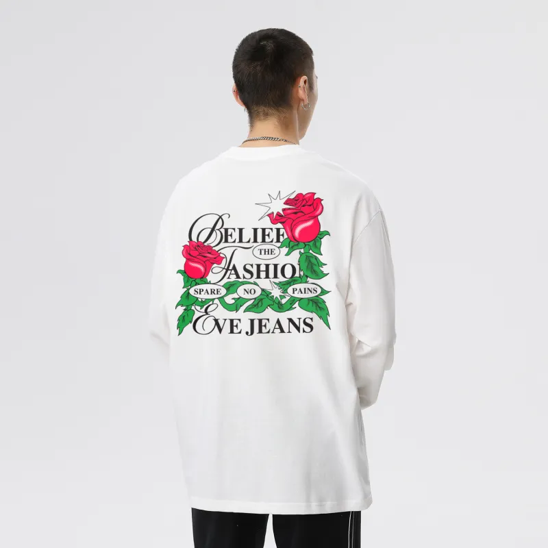 Yiwen Long Sleeved T Shirts Unisex-4