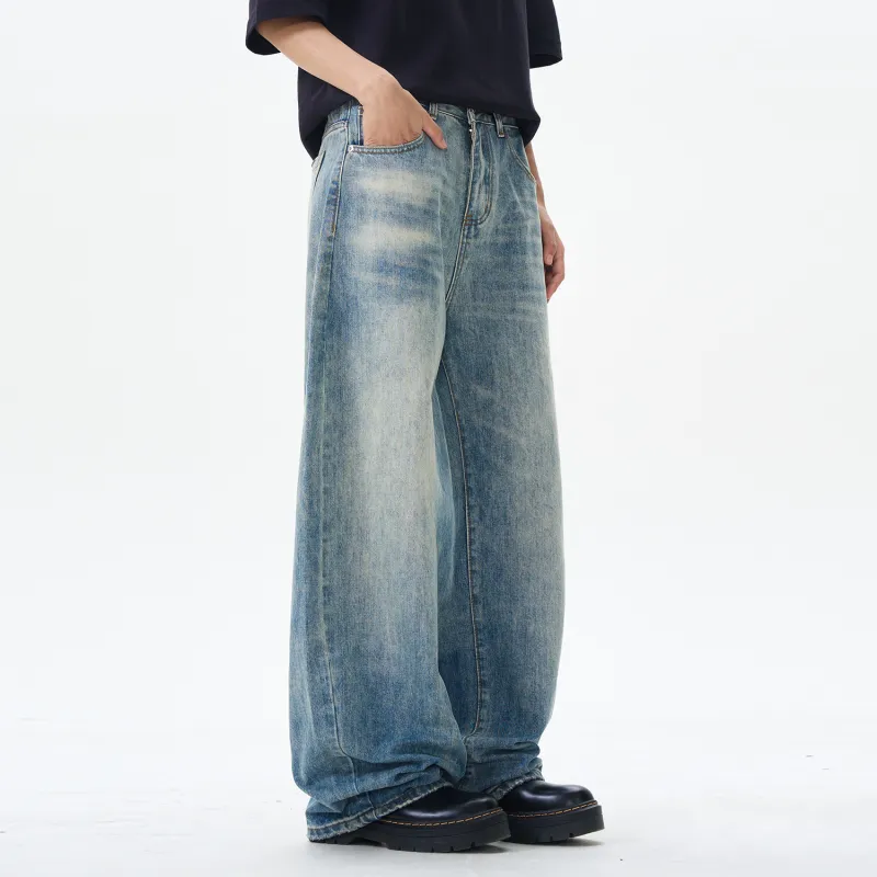 Yiwen Jeans Unisex Blue-5