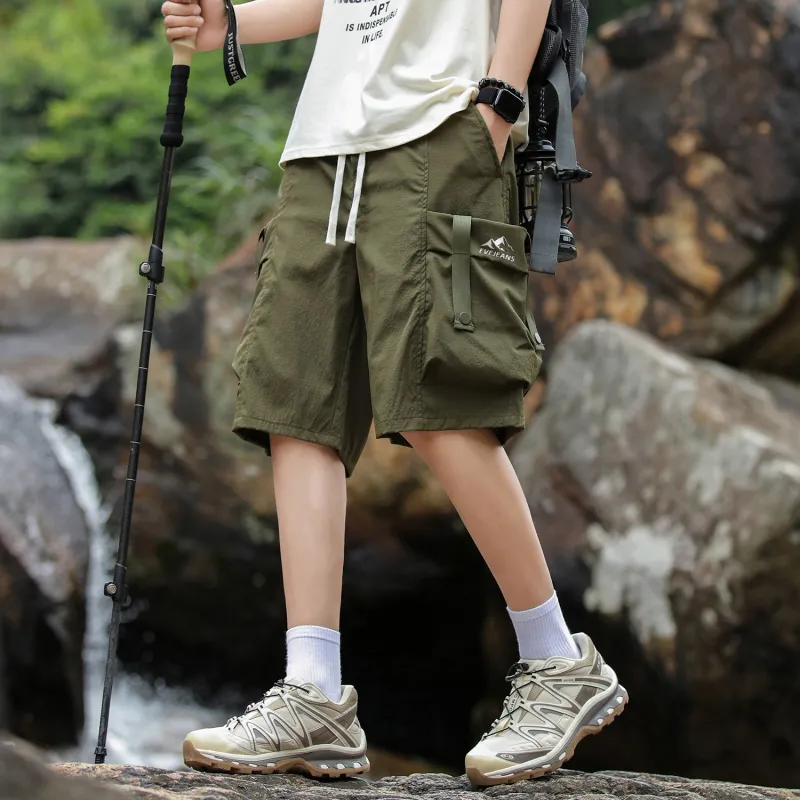 Yiwen Cargo Shorts Unisex-10