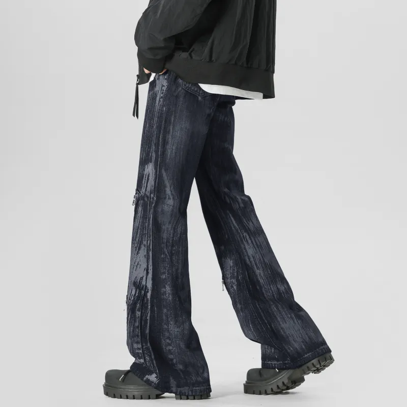 Yiwen Jeans Unisex Black-3