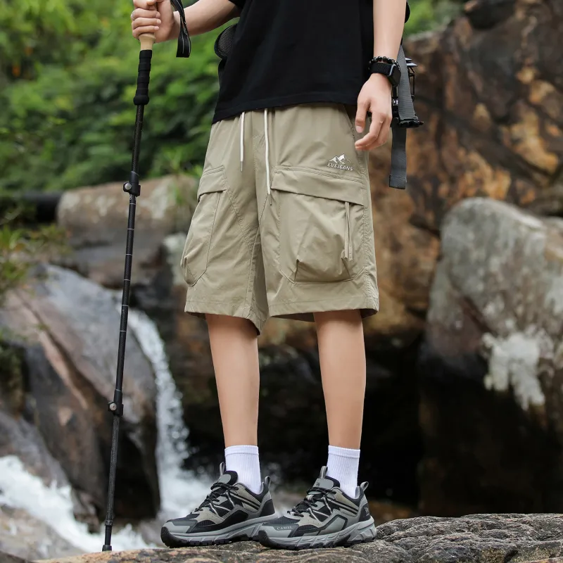 Yiwen Cargo Shorts Unisex-10