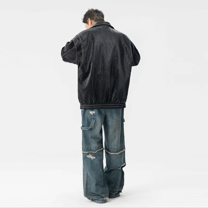 Yiwen Leather Jackets Unisex-6
