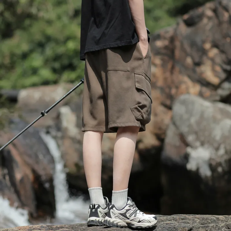 Yiwen Cargo Shorts Unisex-11