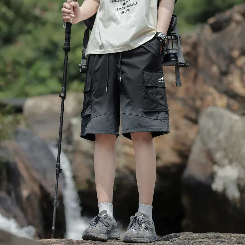 Yiwen Cargo Shorts Unisex-2
