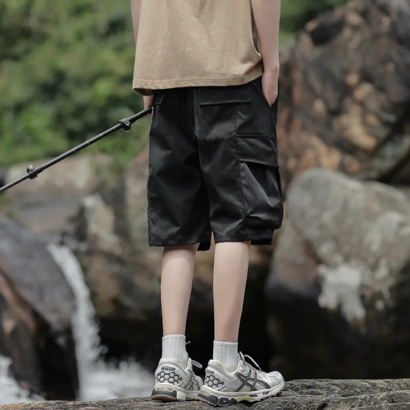Yiwen Cargo Shorts Unisex-3