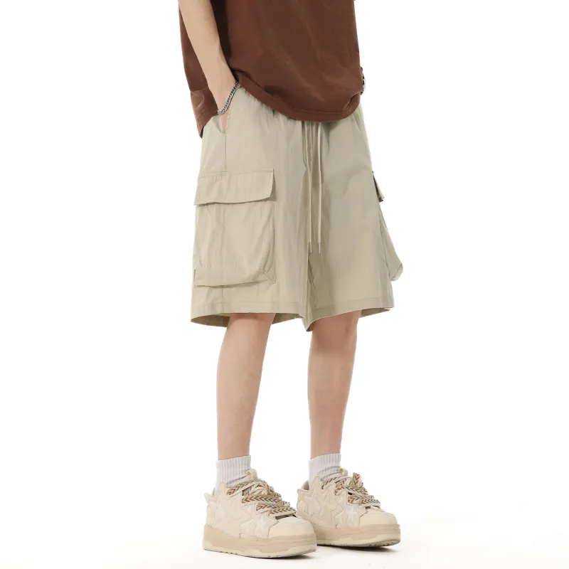 Yiwen Cargo Shorts Unisex-13