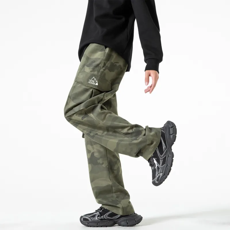 Yiwen Cargo Pants Unisex Army Green-5