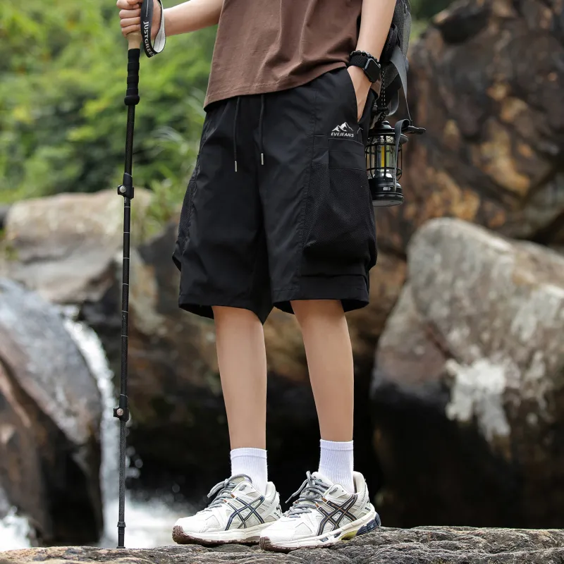 Yiwen Cargo Shorts Unisex-2