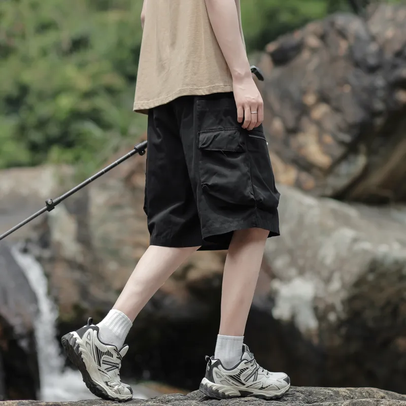 Yiwen Cargo Shorts Unisex-3