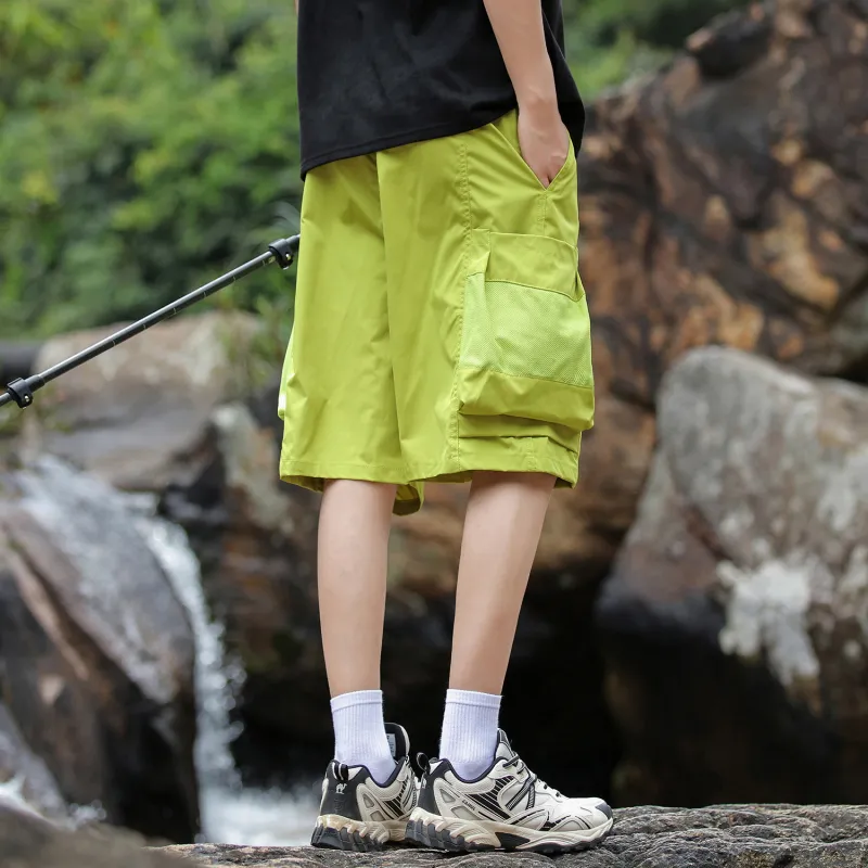 Yiwen Cargo Shorts Unisex-15