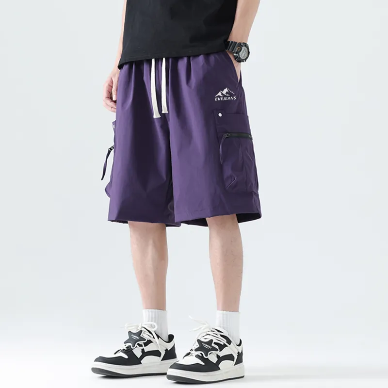 Yiwen Cargo Shorts Unisex-14
