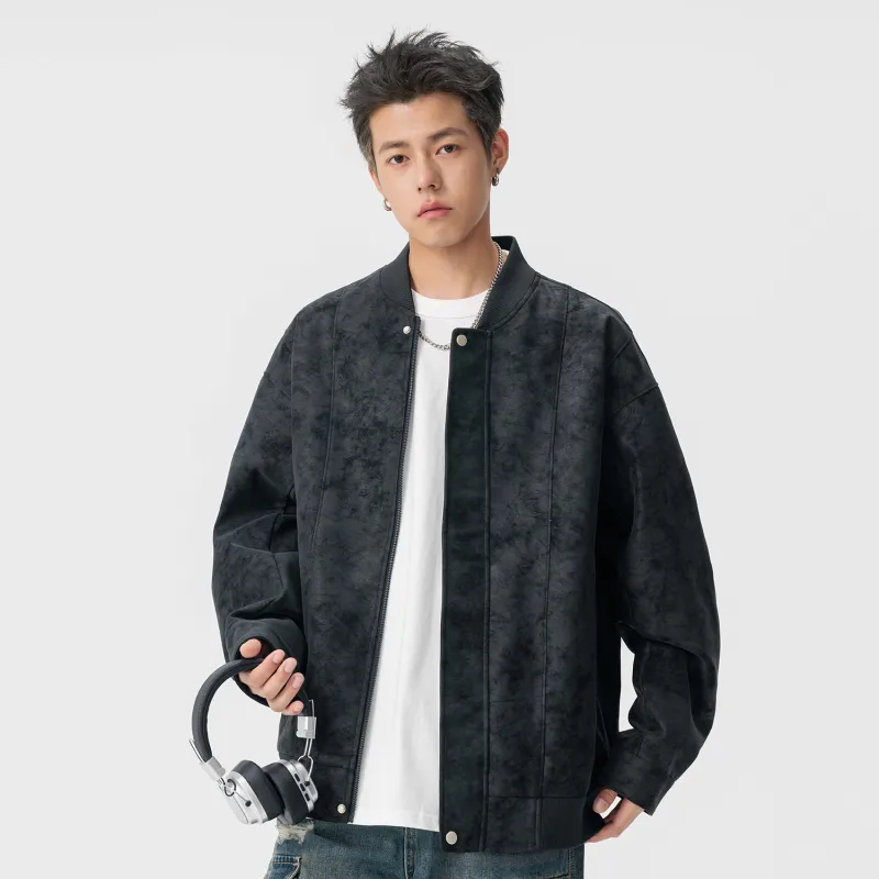 Yiwen Leather Jackets Unisex-5