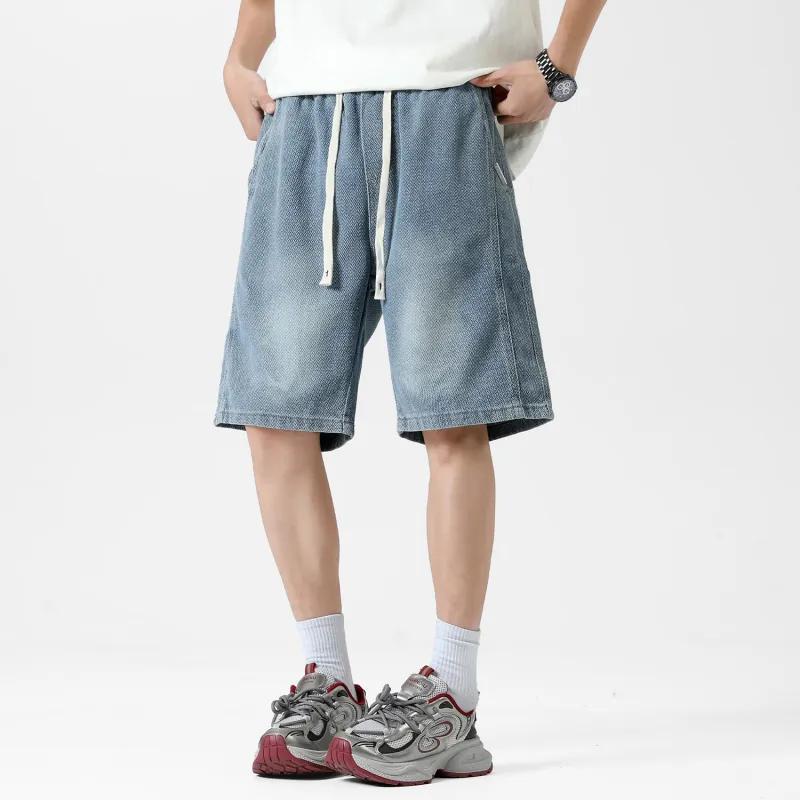 Yiwen Denim Shorts Unisex-6
