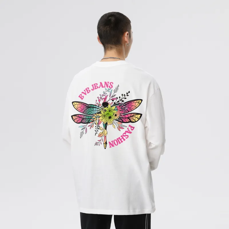 Yiwen Long Sleeved T Shirts Unisex-4